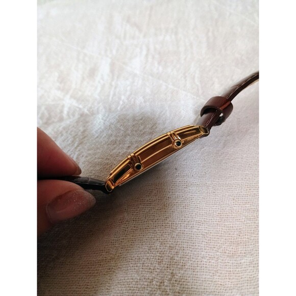 Jules Jurgensen Dual Time Quartz Watch – Vintage Gold Tone – Japan Movement - Picture 9 of 9